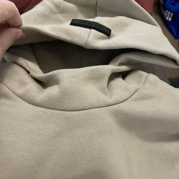 Essentials Beige Hoodie - Picture 7 of 12